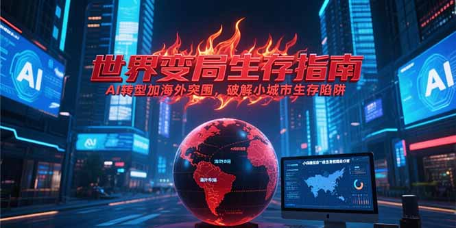 付费文章《世界变局生存指南，AI转型加海外突围，破解小城市生存陷阱》-雅芽云网创