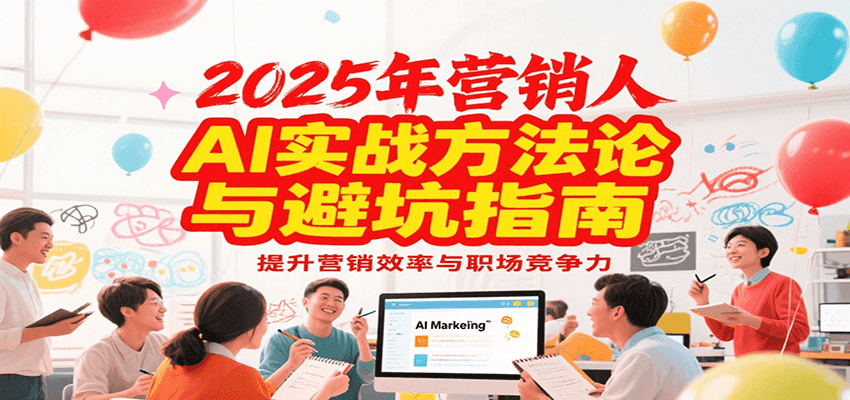 2025年营销实战方法论与避坑指南，利用AI提升营销效率与职场竞争力-雅芽云网创