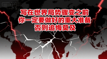 付费文章：写在世界局势骤变之前，你一定要做好的重大准备，否则追悔莫及-雅芽云网创