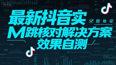 最新抖音实M跳核对解决方案，效果自测-雅芽云网创