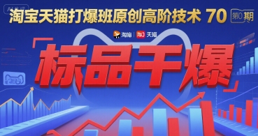 淘宝天猫打爆班原创高阶技术第70期：标品干爆-雅芽云网创