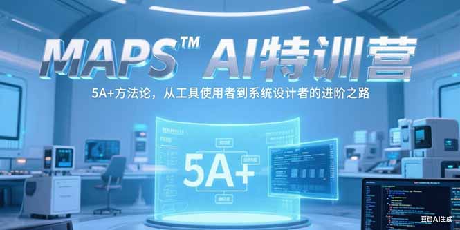 MAPSAI特训营,掌握 5A+方法论,从工具使用者到系统设计者的进阶之路-雅芽云网创